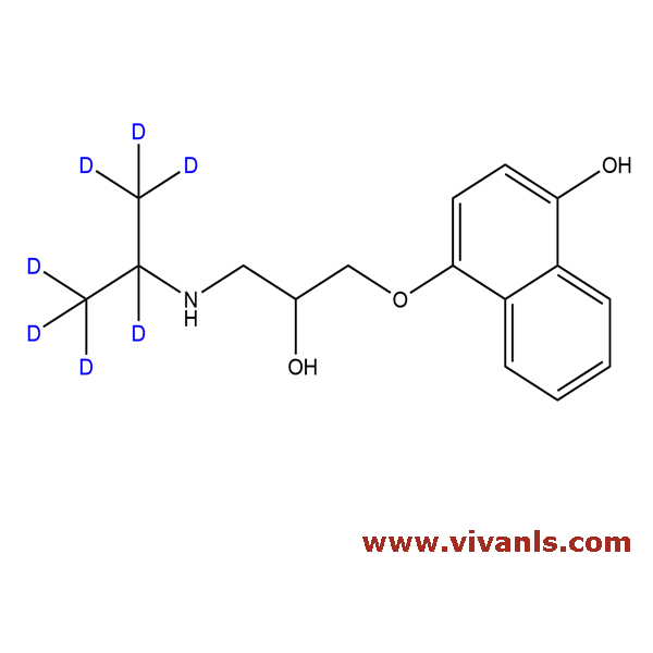 Stable Isotope Labeled Compounds-4-Hydroxy Propranolol HCl D7-1663328326.png